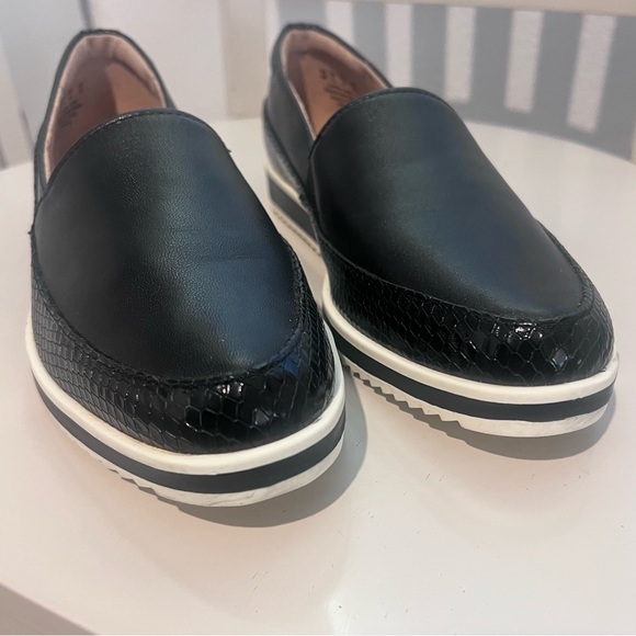 Naturalizer Beale Slip-on Sneakers Black Genuine Leather Women's 9M - Picture 3 of 9